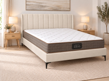 Paturi - Pat Tossino 160x200 cm Tapitat Catifea Nuanta Ivory Somiera Inclusa (cod:L17-01-ivory)