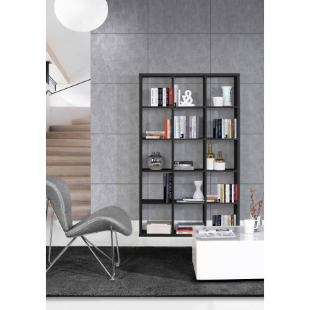 Produse - Raft Mauro 107x176x33 cm Nuanta Negru