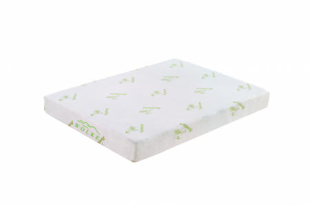 Produse - Saltea ortopedica Wolke Memory Bamboo 160x200x20 cm, husa detasabila cu fermoar, 1 cm spuma memory gel, 19 cm spuma poliuretanica de baza, fermitate medie
