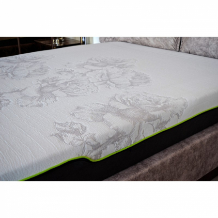 Saltea ortopedica Wolke Memory Cooling Gel, 180x200x25cm, spuma poliuretanica cu memorie si latex, hipoalergenica, antibacterian, fermitate medie [3]