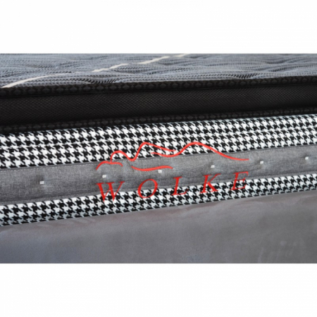 Saltea ortopedica Wolke Pocket Spring Latex 160x200x25 cm, cu arcuri individuale, latex de 2 cm si spuma confort 2 cm, fermitate medie [5]