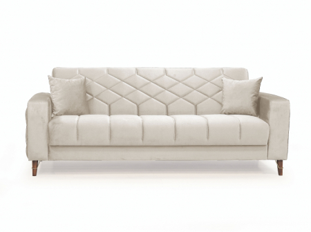 Set 3+2+1 Melissa Catifea Lada Depozitare 02-103 Bej [3]