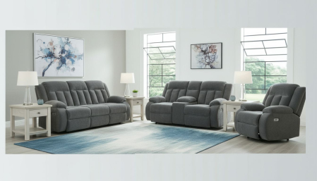 Canapele - Set Canapele 3+2+1  Grelly Bend Cu Recliner