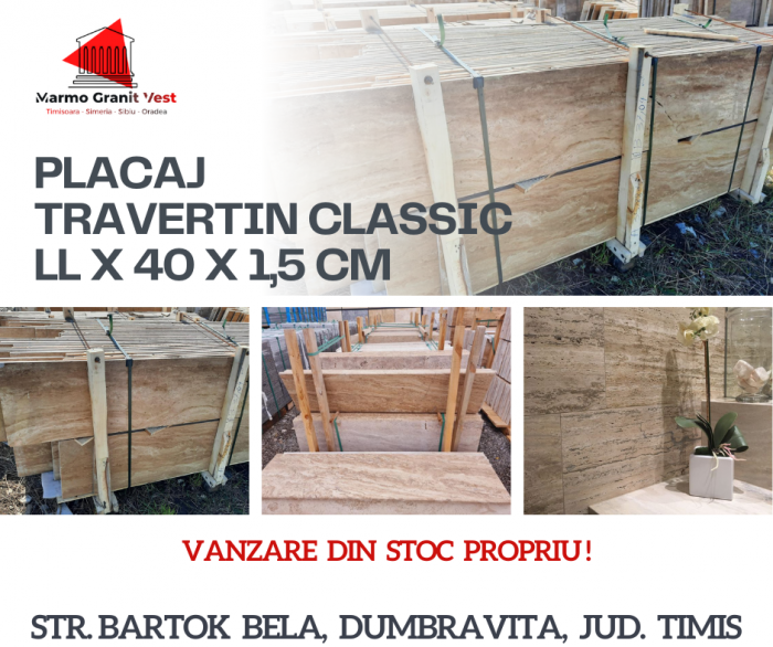 TRAVERTIN CLASSIC LLX40X1,5 CM [5]