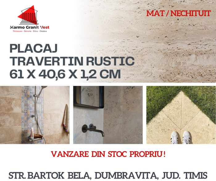 TRAVERTIN RUSTIC 61X40,6X1,2 CM [9]