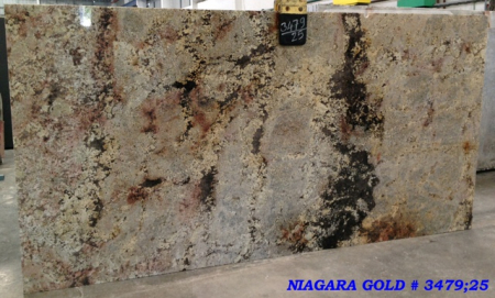 LASTRE - DEBITĂRI IN DIMENSIUNI - GRANIT NIAGARA GOLD
