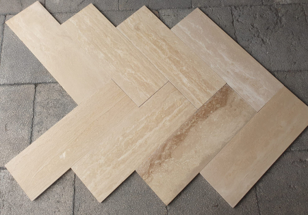 TRAVERTIN - TRAVERTIN CLASSIC VEIN CUT 61X20,3X1,2 CM