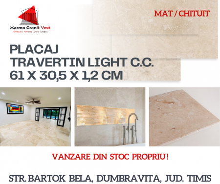 TRAVERTIN LIGHT 61X30,5X1,2 CM [4]