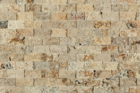 PIATRĂ DECORATIVĂ - SCAPITAT - TRAVERTIN RUSTIC 15X5 CM