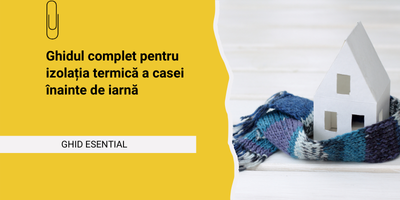 Ghidul complet pentru izolația termică a casei înainte de iarnă: Găsește materialele potrivite pe Marola.ro