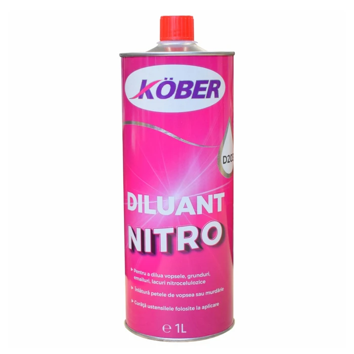 Amenajari pentru interior - Diluant nitro, 1l, Kober