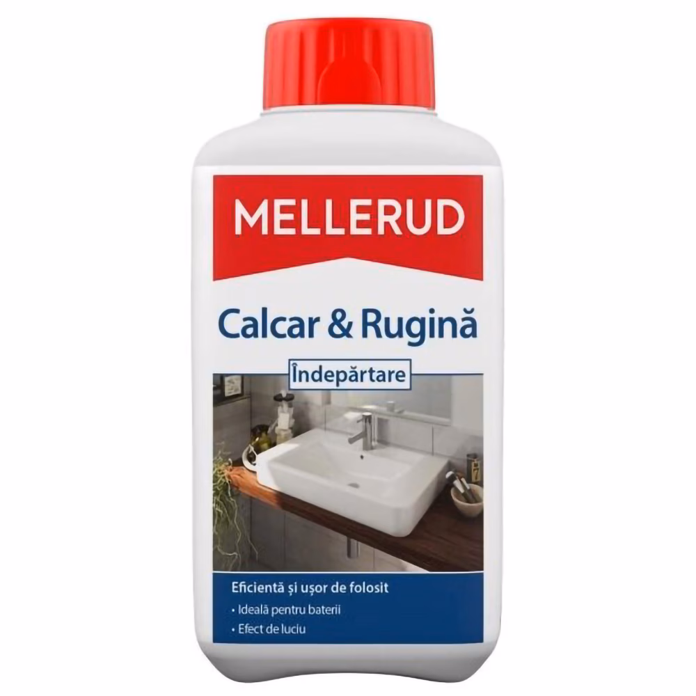Solutie curatare depuneri calcar si rugina, 500ml, Mellerud [1]
