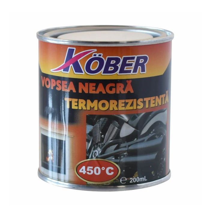Amenajari pentru interior - Vopsea teresil, negru, 0.2l, Kober