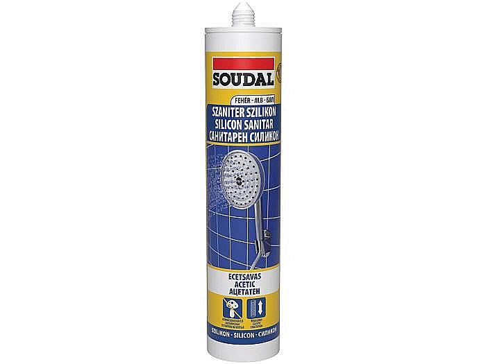 SILICON SANITAR, ALB, 310ML, 160358, SOUDAL [1]