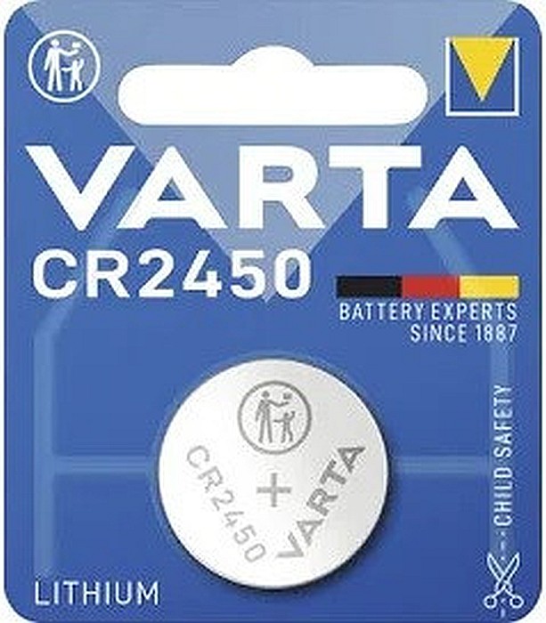 ACUMULATOR BATERIE, CR 2450,  3V, VARTA [2]