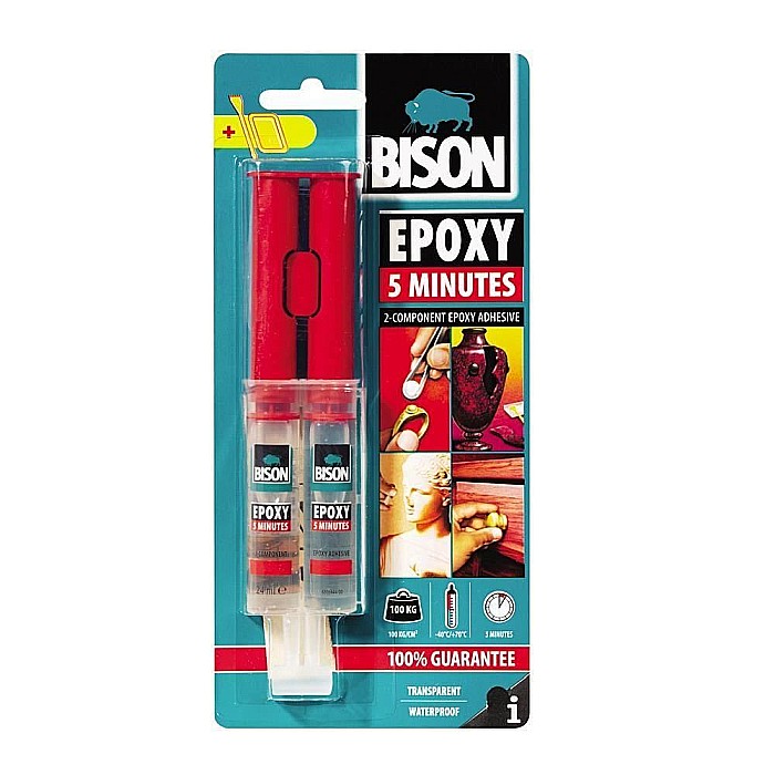 ADEZIV BICOMPONENT, EPOXY, 5 MINUTE, 2X12ML, BISON [1]