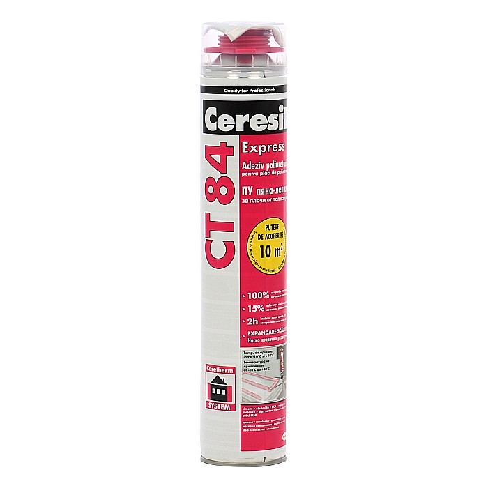 ADEZIV POLIURETANIC POLISTIREN, CERESIT CT84 EXPRESS , 750ML, [2]