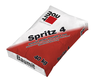 Amorsa pentru tencuieli 4mm, Spritz 4, 40kg/sac, Baumit [1]