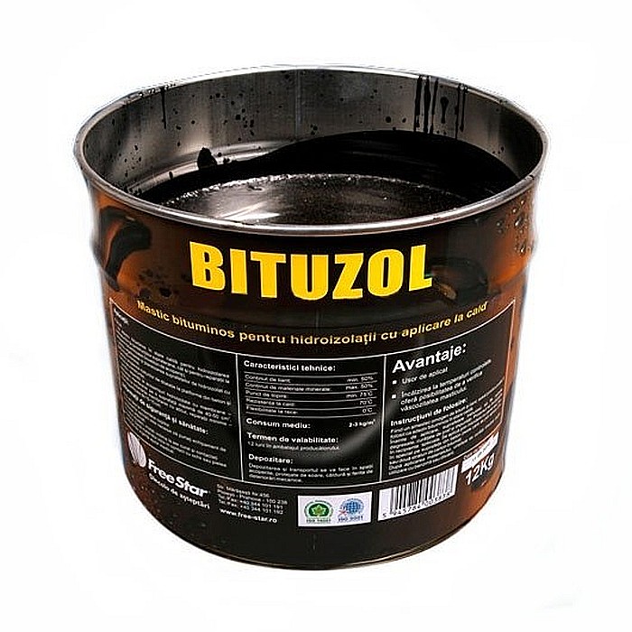 MASTIC BITUMINOS PENTRU HIDROIZOLATII, 5KG, BITUZOL [1]