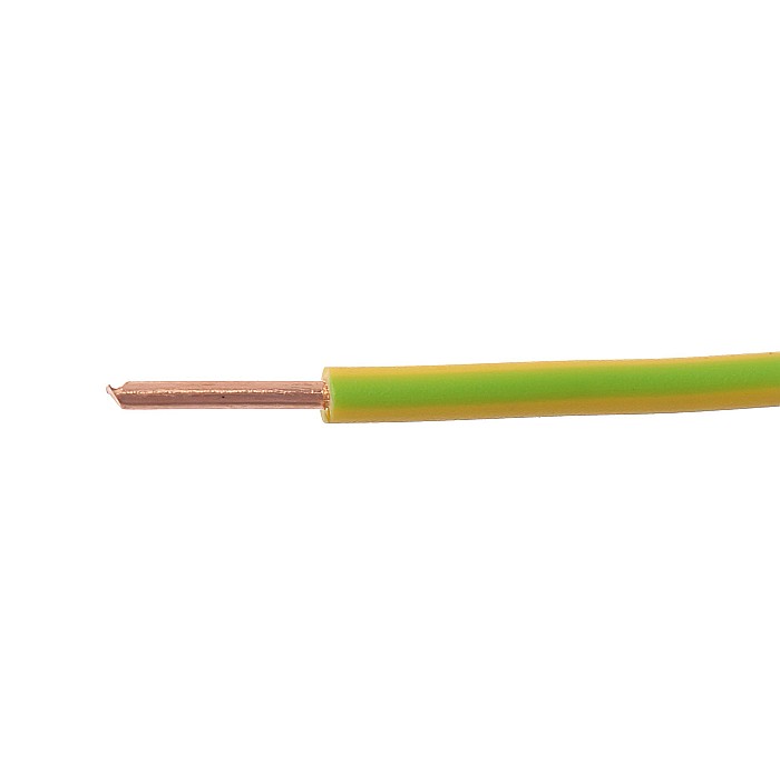 CABLU ELECTRIC FY LITAT, H07V-U, 10 MM², VERDE-GALBEN [1]