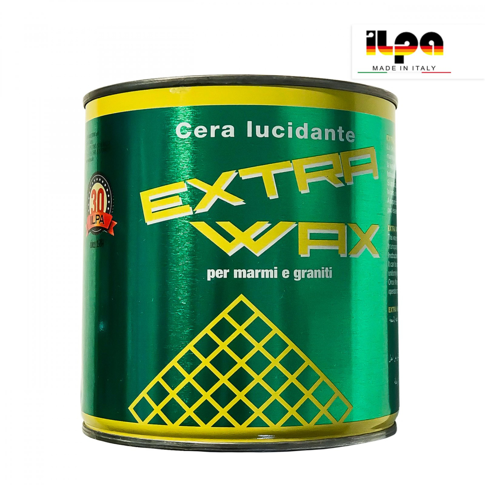 Ceară solidă neagră pentru piatră naturală, granit, marmură, travertin, 1L, Extra Wax Nera, Ilpa [1]