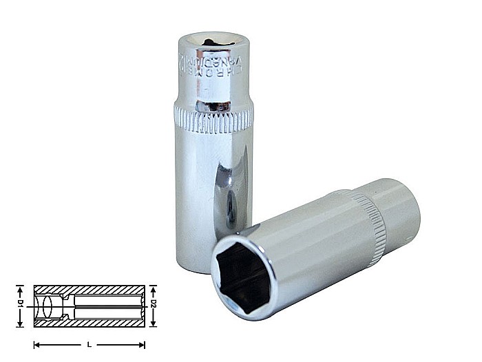 CHEIE TUBULARA ADANCA, 1/4'' X 10MM, BOLTER [1]