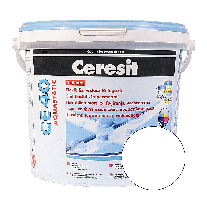 CHIT DE ROSTURI GRESIE SI FAIANTA, CE 40, ALB, 5KG, CERESIT [1]