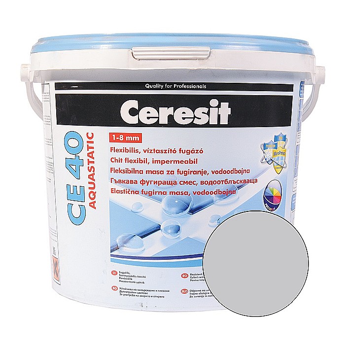 CHIT DE ROSTURI GRESIE SI FAIANTA, CE 40, GRI, 5KG, CERESIT [1]