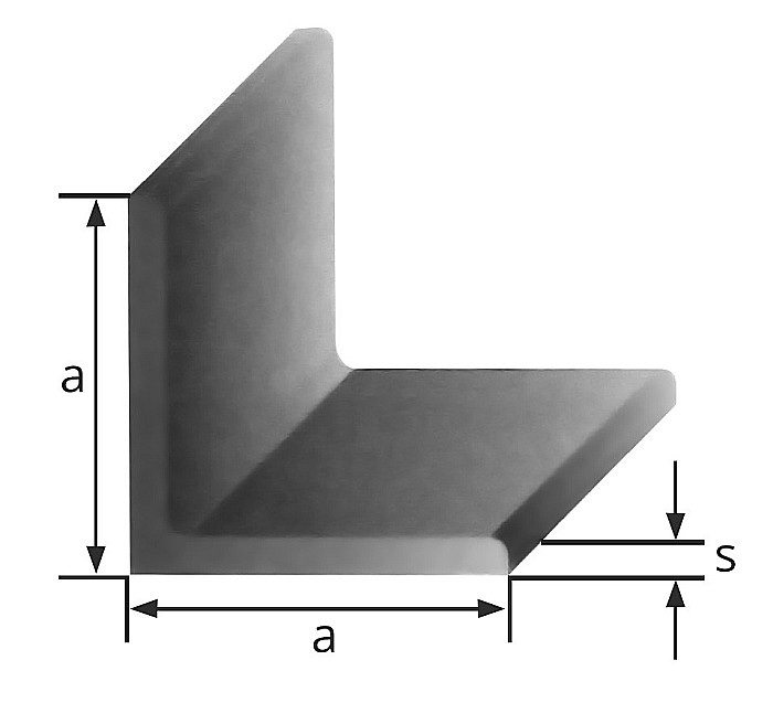 CORNIER ZINCAT,  25X25X3 MM [1]