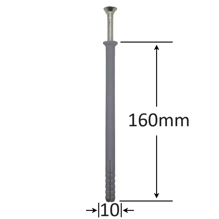 DIBLU CU SURUB CUI PERCUTIE, 10X160MM [2]