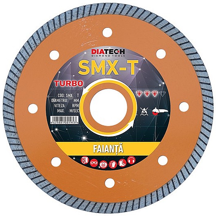 DISC DIAMANTAT FAIANTA SMX, 125MM, DIATECH [1]