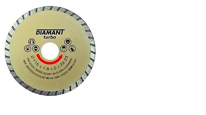 DISC DIAMANTAT TURBO, 180MM, SEDA [1]