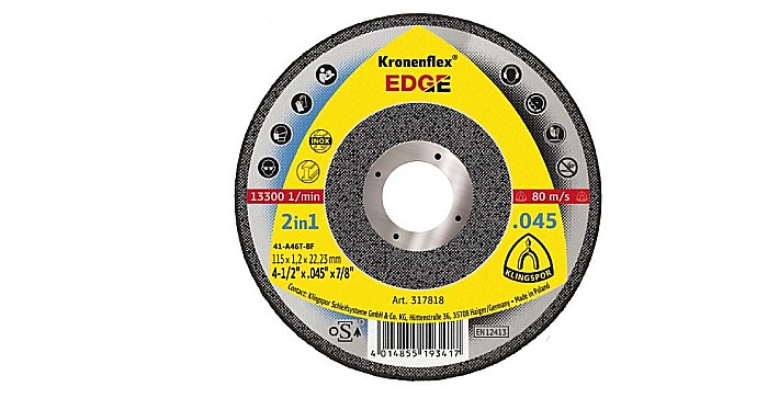 DISC INOX, 115X1.2MM, KLINGSPOR EDGE [1]
