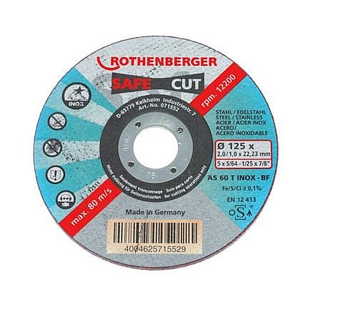 DISC INOX, 125X2, ROTHEMBERGER [1]
