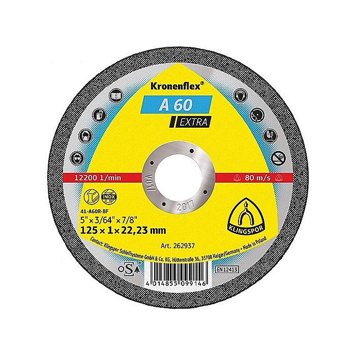 DISC INOX, 180X1.6, KLINGSPOR [1]