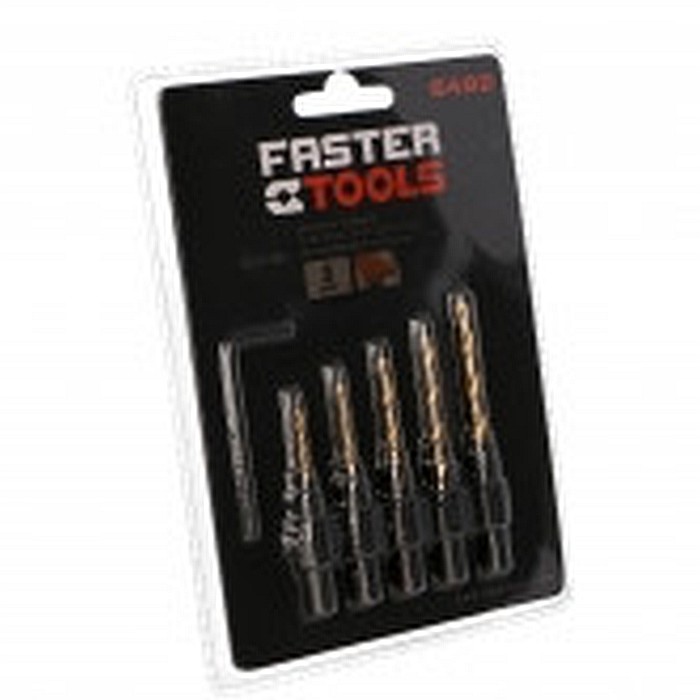 EGA-6492 SET BURGHIE LEMN, 2-4MM, 5 BUC, FASTER TOOLS [2]
