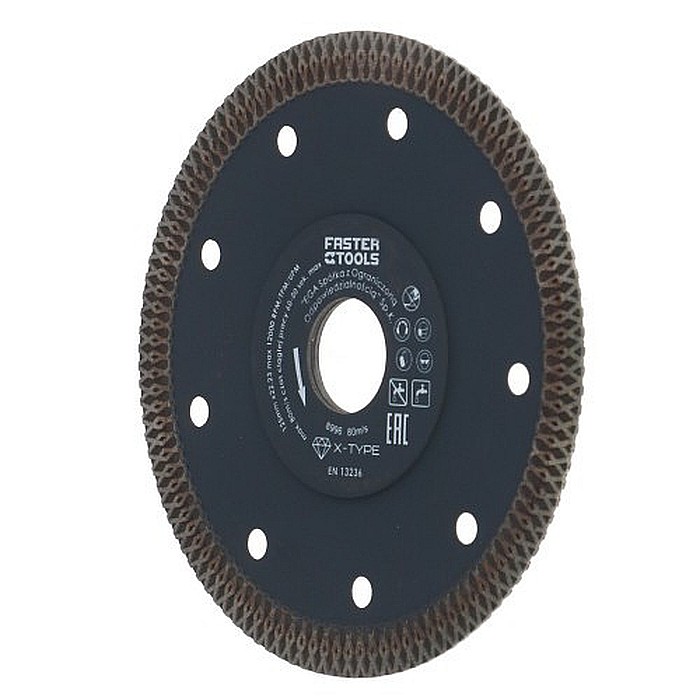 DISC DIAMANTAT PENTRU CERAMICA, 125X1.2 MM, EGA-8996, FASTER TOOLS [1]