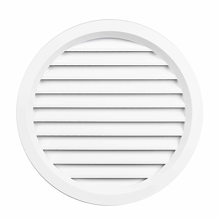 GRILA AERISIRE ROTUNDA, CU PLASA, PENTRU VENTILATIA INCAPERILOR, ALBA, D 70MM [1]