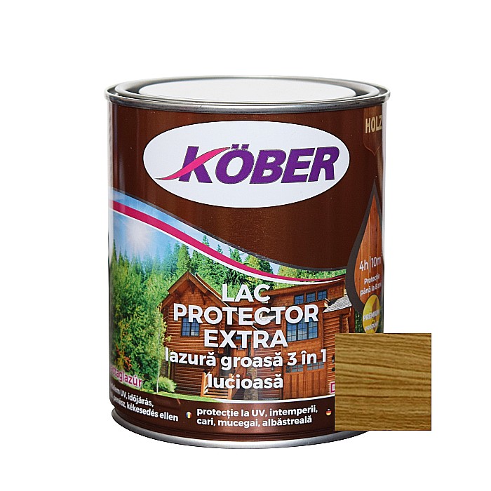 LAC PROTECTOR PENTRU LEMN, LAZUR EXTRA, SALCAM IG5220, 2.5L, KOBER [1]