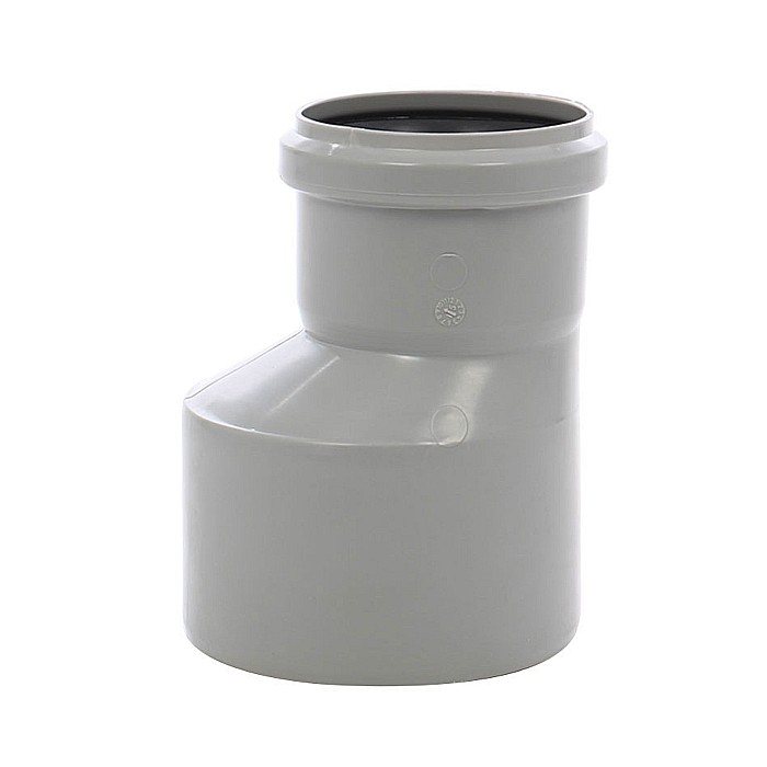 REDUCTIE PVC CU INEL, GRI, D 110X50MM, SCURTA [1]