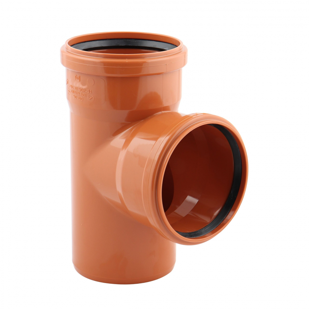 RAMIFICATIE PVC, ROSU, 125x125MMx90º [1]