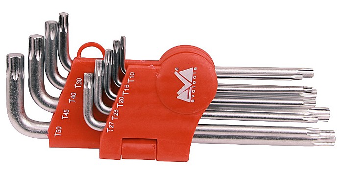 SET 9 CHEI TORX, T10-T50, EVOTOOLS [1]