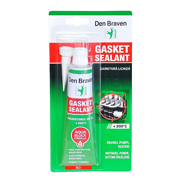 SILICON REZISTENT LA TEMPERATURI INALTE, GASKET SEALANT, 80ML DEN BRAVEN [1]