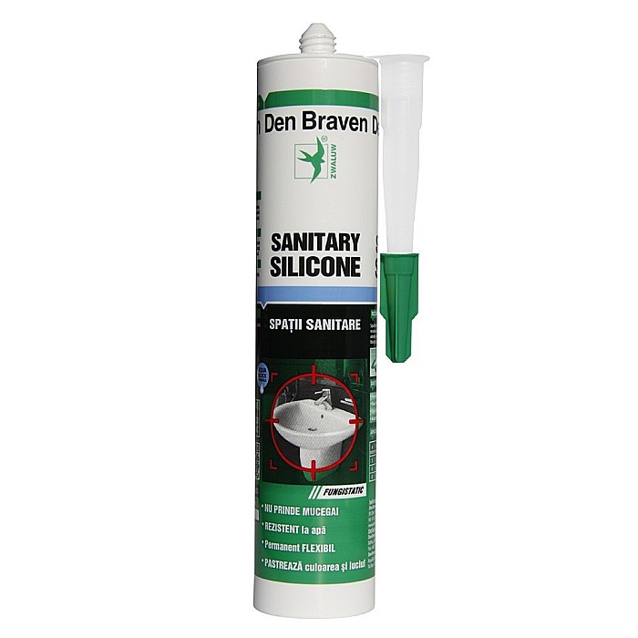 SILICON SANITAR, ALB, 280ML, DEN BRAVEN [1]