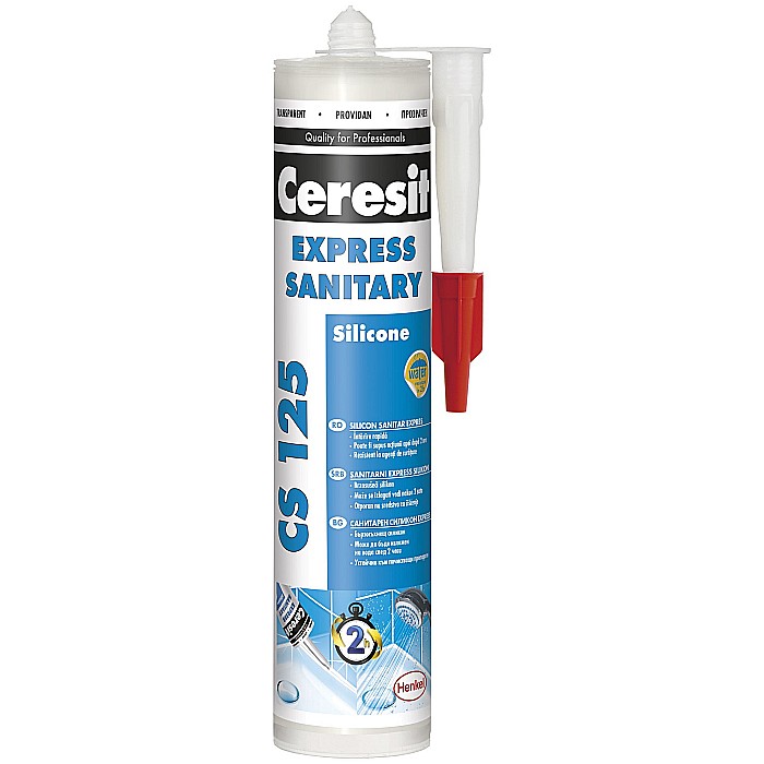 SILICON SANITAR, CS11, ALB, 280ML CERESIT [1]