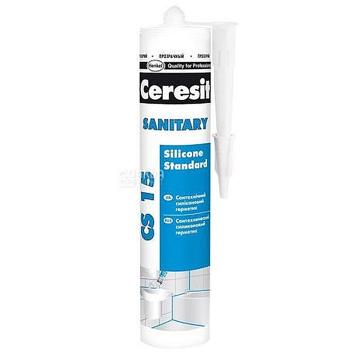 SILICON SANITAR, CS11, TRANSPARENT, 280ML CERESIT [1]