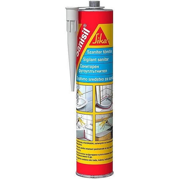 SILICON SANITAR, SENSIL, TRANSPARENT, 300ML, SIKA [1]