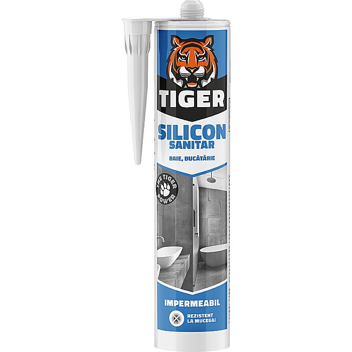 SILICON SANITAR , TRANSPARENT, 260ML , TIGER [1]
