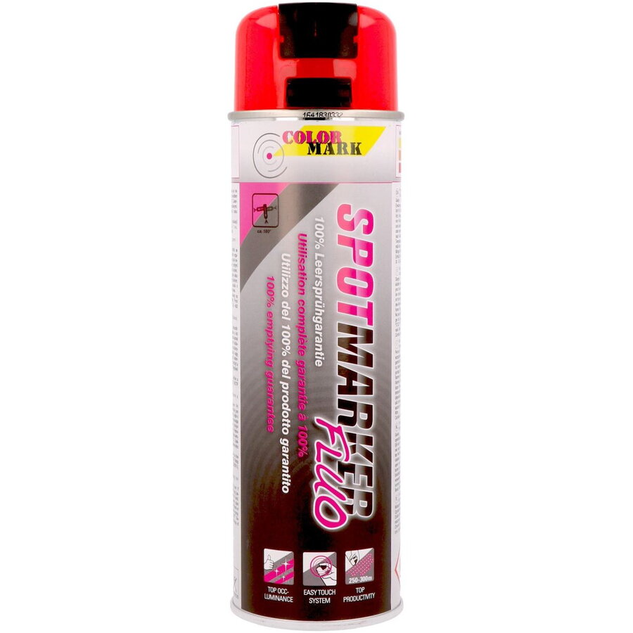 Spray marcaj fluorescent, 500ml, Colormark, Rosu [1]