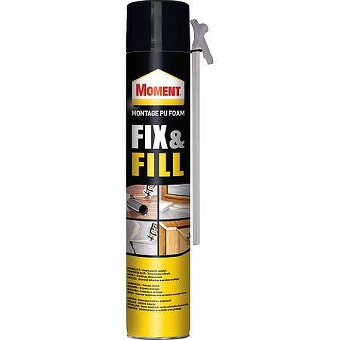 SPUMA POLIURETANICA, MONTAJ, FIX&FILL, 650ML, MOMENT [1]